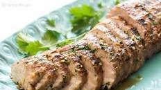 Grilled Ginger Sesame Pork Tenderloin