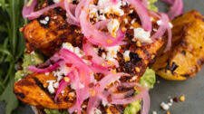Grilled Harissa Chicken Avocado Toast