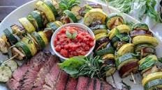 Grilled Ratatouille Inspired Kebabs