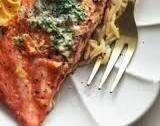 Grilled Salmon with Lemon Garlic Butter