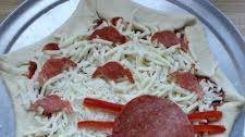 Halloween Spiderweb Pizza