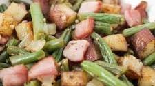 Ham, Potato & Green Bean Hash