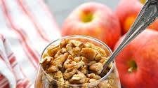 Healthy Apple Crisp Yogurt Parfaits