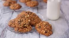 Healthy Honey Oatmeal Cookies