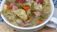 Hearty Cabbage and Ham Soup