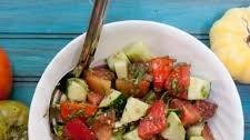 Herbed Cucumber and Tomato Salad