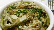 Holiday Green Beans Almondine Casserole