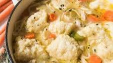 Homemade Chicken Noodle Soup with Egg Noodles