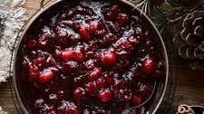 Homemade Cranberry Raspberry Sauce