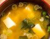 Homemade Miso Soup with Tofu
