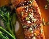 Honey Garlic Salmon (5 Ingredients, 15 Minutes)