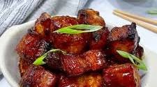Honey Glazed Pork Belly in the Air Fryer