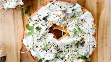 Honey Sriracha Bagel with Scallion Chive Cream Cheese