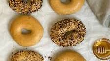 Honey Whole Wheat Sourdough Bagels