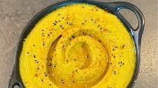 Hummus giallo mango e curry