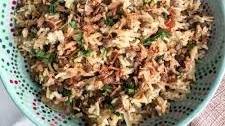 Indian Style Lentils and Rice - Sabut Masoor Khichdi