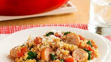 Italian Chicken Sausage and Quinoa Skillet