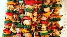 Italian Pork Kabobs with Summer Vegetables