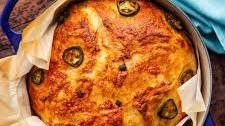 Jalapeno Cheddar Dutch Oven Bread