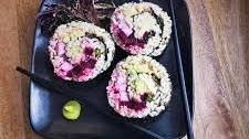 Jumbo Sushi Roll with Tofu and Beets