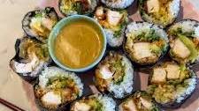 Katsu Chicken Curry Sushi Rolls