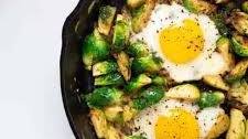 Keto Brussels Sprouts Eggs