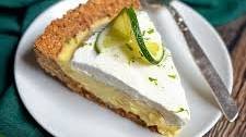 Key Lime Pie with Pecan Graham Cracker Crust
