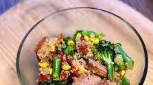 Kielbasa and Quinoa Vegetable Skillet