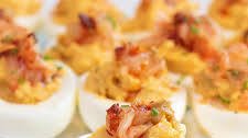 Kimchi Deviled Eggs