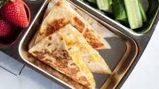 LEFTOVER BUTTER CHICKEN QUESADILLAS