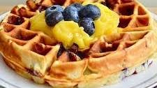 Lemon Blueberry Waffles