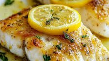 Lemon Butter Baked Cod