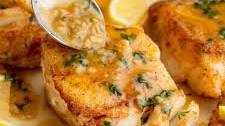 Lemon Butter Pan Seared Cod