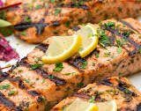 Lemon Garlic Herb Grilled Salmon