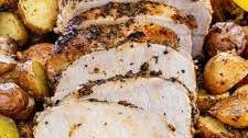 Lemon Garlic Pork Roast
