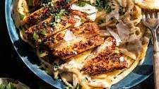 Lemon Pepper Cajun Chicken Fettuccine Alfredo