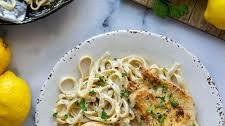 Lemon Pepper Chicken Alfredo Fettuccine