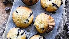 Lemon Ricotta Blueberry Muffins