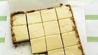 Lime Squares with Pistachio Graham-Cracker Crust