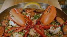 Lobster, Fennel and Chourizo Paella