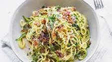 Low-Carb Zucchini Carbonara