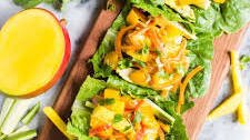 Mango Chicken Lettuce Wraps