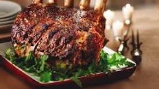 Maple rib roast