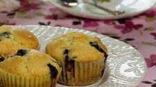 Maple Syrup Blueberry Muffins