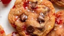 Maraschino Cherry Chocolate Chip Cookies