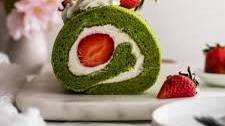 Matcha Swiss Roll Cake