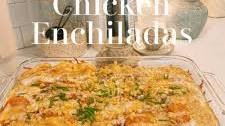 Mexican Street Corn Chicken Enchiladas