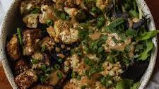miso tahini tempeh and cauliflower nourish bowl