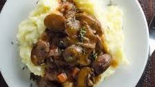 Mushroom Bourguignon