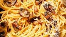 Mushroom Carbonara